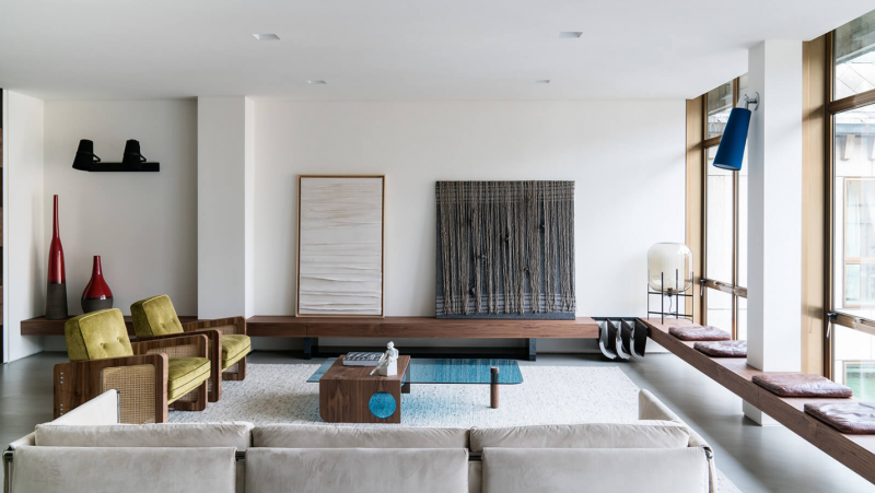 Интерьер апартаментов в Турине, Италия Интерьер апартаментов в Турине, Италия