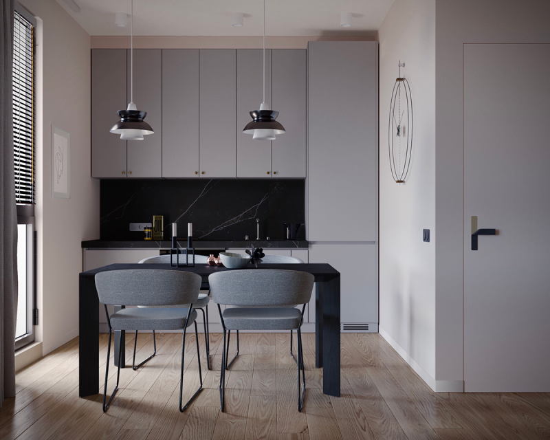 Интерьер квартиры в нейтральных тонах Интерьер квартиры в нейтральных тонах