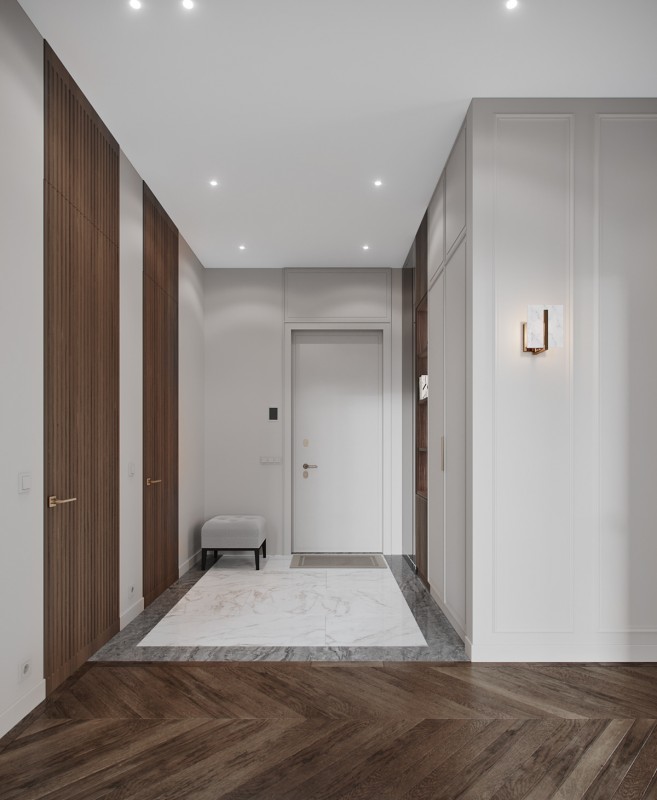 Интерьер светлых просторных апартаментов Интерьер светлых просторных апартаментов