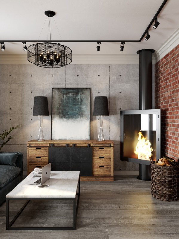 Коттедж в индустриальном стиле Коттедж в индустриальном стиле