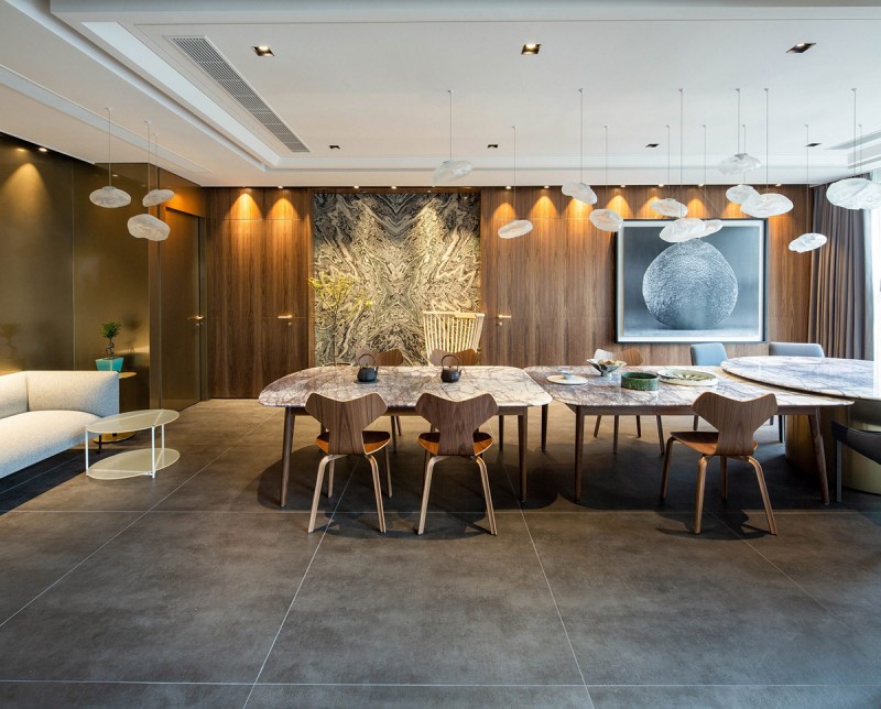 Роскошный интерьер резиденции в Гонконге Роскошный интерьер резиденции в Гонконге