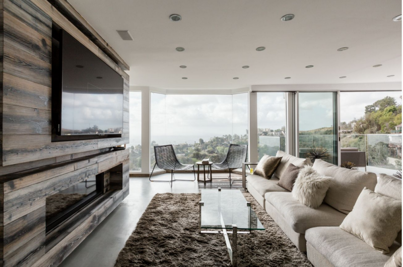 Современная архитектура на Голливудских холмах