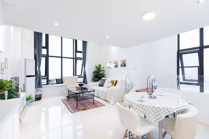 Современная квартира-лофт рядом с университетским городом Сунцзян в Шанхае