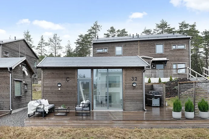 Деревянный мини-дом площадью 28 м2 в Швеции