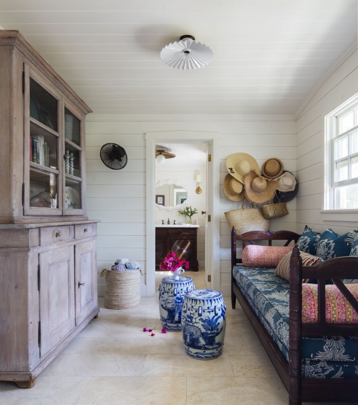 Эклектичный интерьер особняка на острове Харбор, Багамы