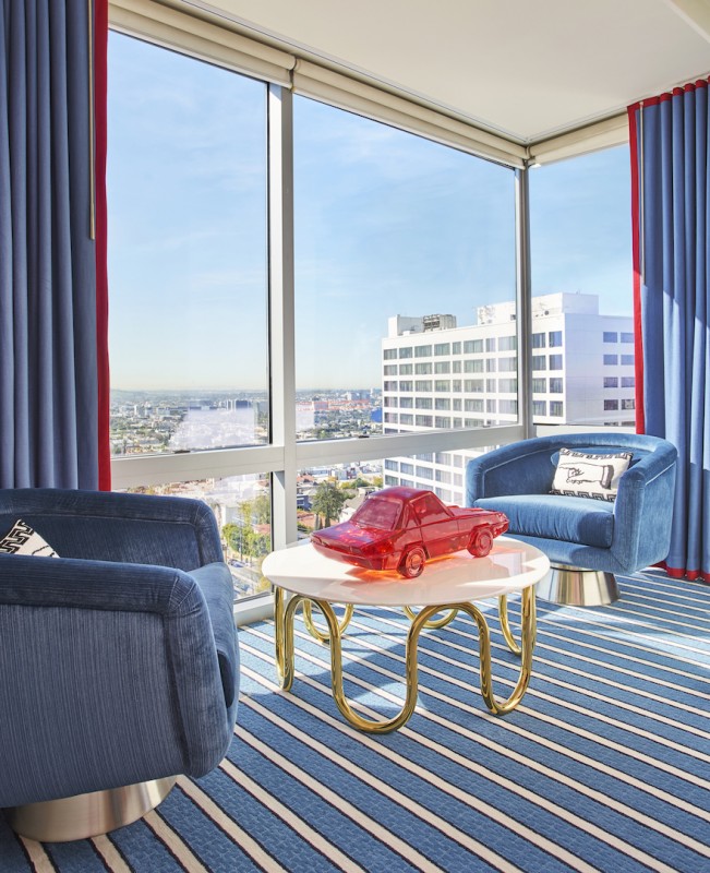 Гламурный люкс в отеле Andaz West Hollywood, Лос-Анджелес