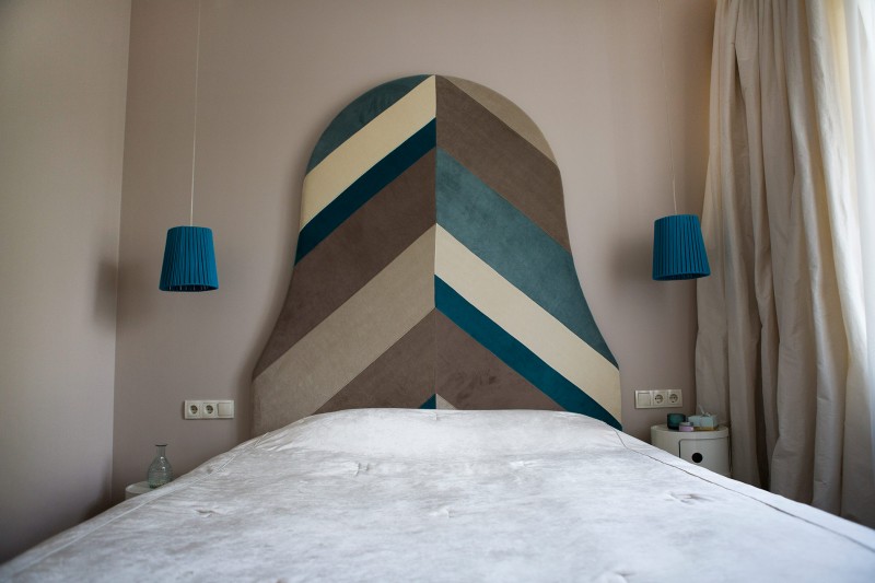 Интерьер богемной квартиры для семейной пары с детьми