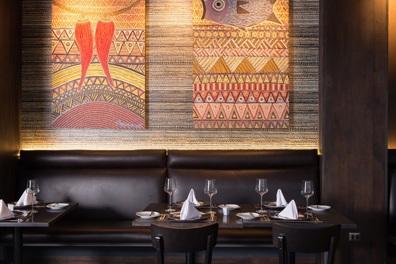 Интерьер ресторана в Чили