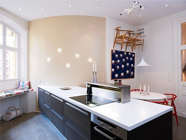 Квартира в классическом стиле и с оригинальными элементами декора в Швеции