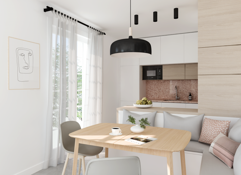 Небольшая уютная кухня