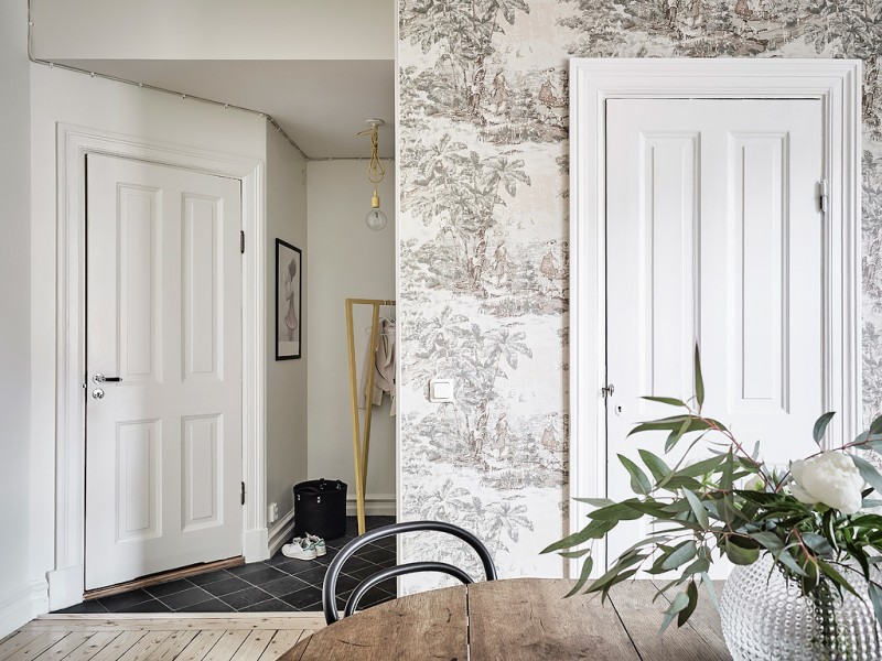 Очаровательная квартира в Гетеборге: сочетание классического и современного стилей