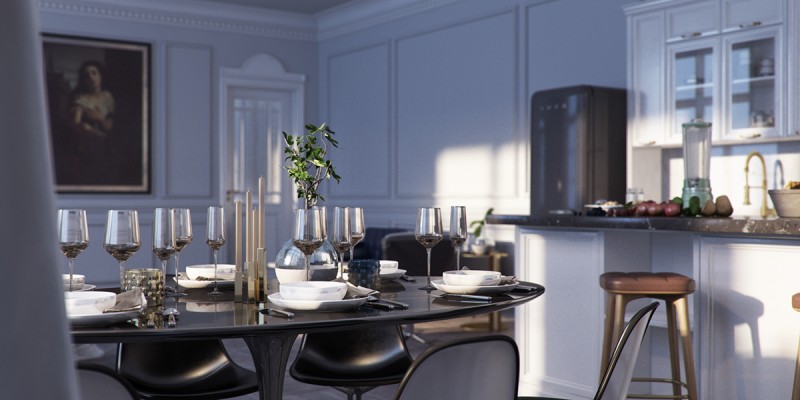 Апартаменты в неоклассическом стиле Апартаменты в неоклассическом стиле