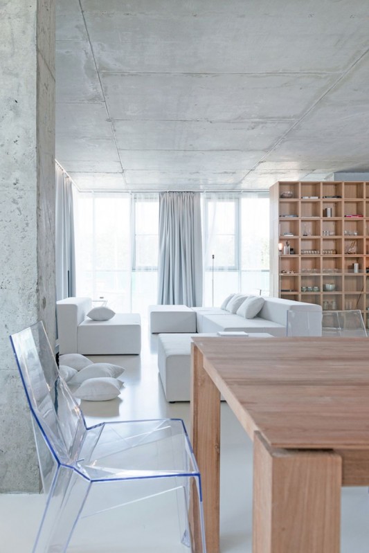 Белоснежный интерьер квартиры в минималистском стиле