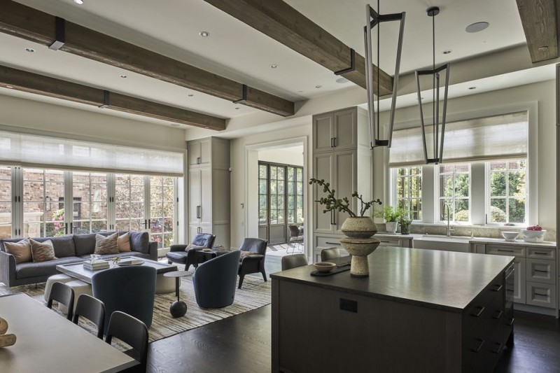 Интерьер роскошного дома в Линкольн-парке, Кук-Каунти, Иллинойс