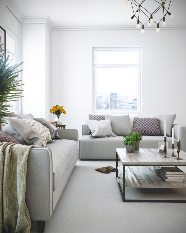 Интерьер светлых апартаментов Интерьер светлых апартаментов