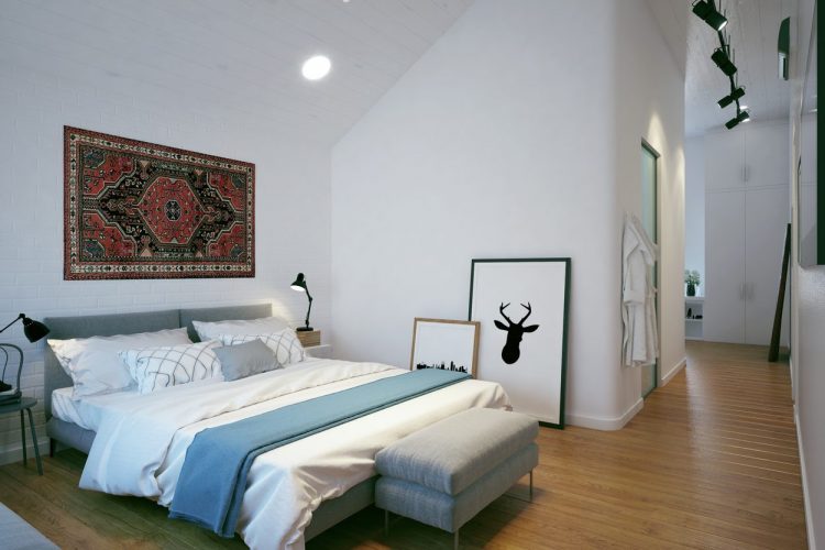 Яркий, современный дом на нескольких уровнях площадью 306 м2 Яркий, современный дом на нескольких уровнях площадью 306 м2