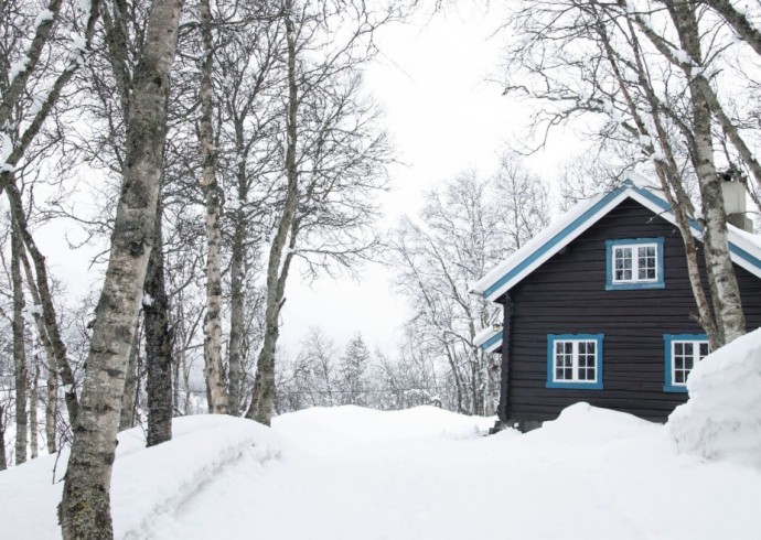 Коттедж конца XIX века постройки на горнолыжном курорте Гейло, Норвегия