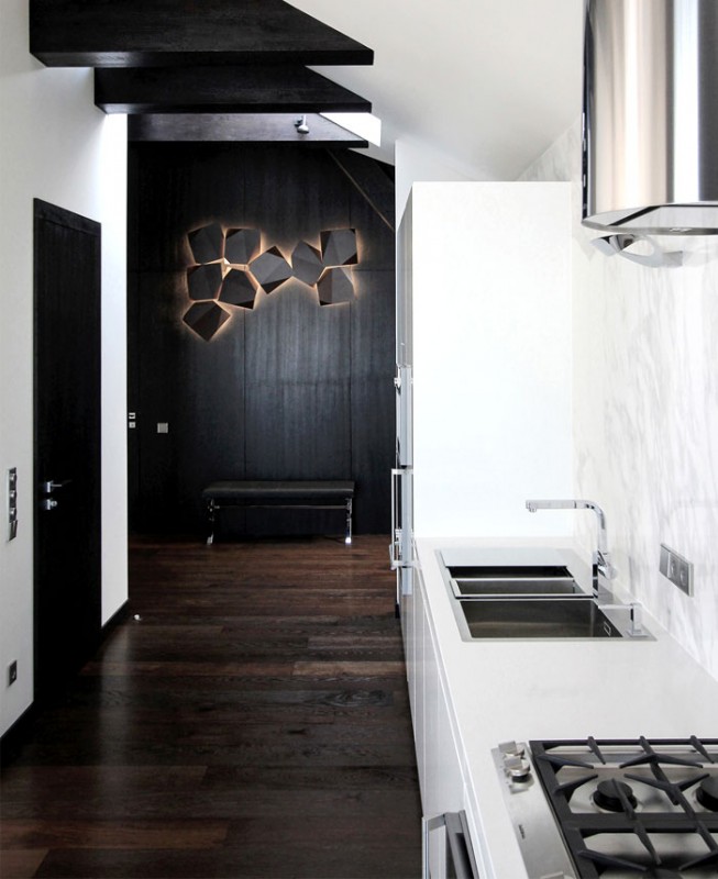 Минималистичный и изысканный интерьер пентхауса Минималистичный и изысканный интерьер пентхауса