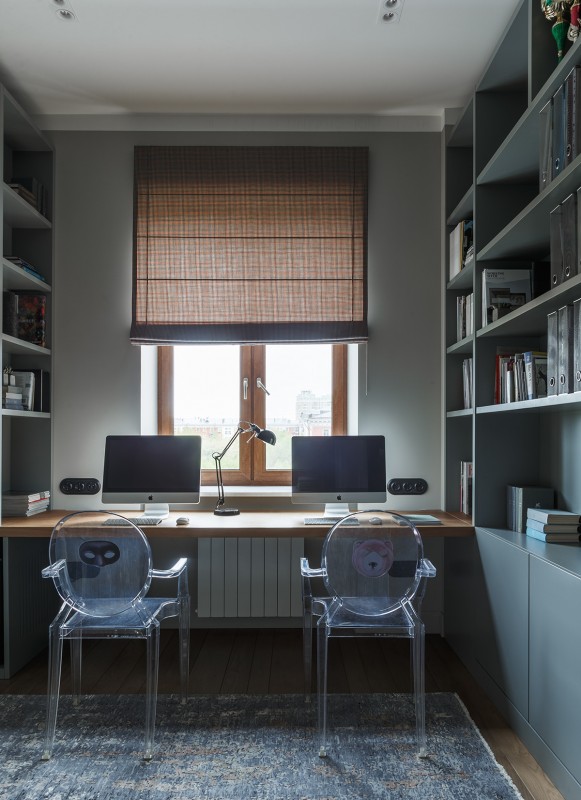 Оформление квартиры в серой гамме