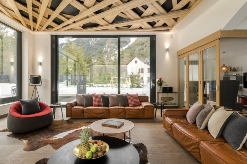 Ультрасовременное шале с видом на Монблан