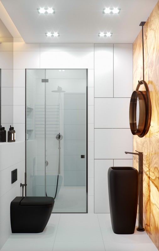 Мрамор, дерево и бетон в современном интерьере Мрамор, дерево и бетон в современном интерьере