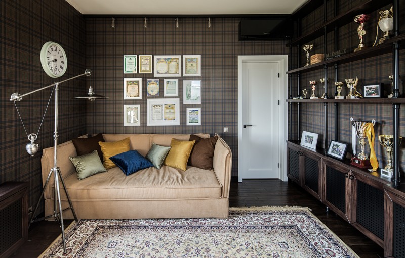 Необычные элементы декора и система освещения в загородном доме Необычные элементы декора и система освещения в загородном доме