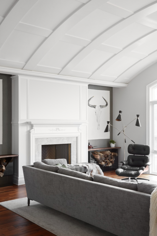 Современная классика в интерьере дома в Равенсвуде, Чикаго