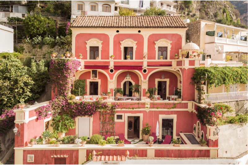 Дом в стиле "барокко" на холмах Позитано, Италия Дом в стиле "барокко" на холмах Позитано, Италия