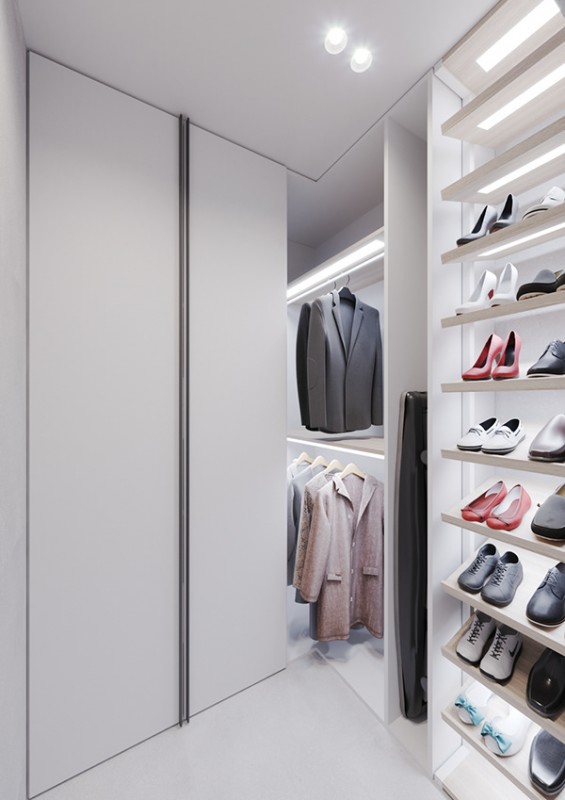 Двухуровневые апартаменты в стиле "минимализм" Двухуровневые апартаменты в стиле "минимализм"