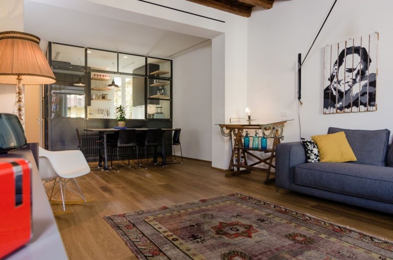 Эклектичный интерьер квартиры в Милане Эклектичный интерьер квартиры в Милане