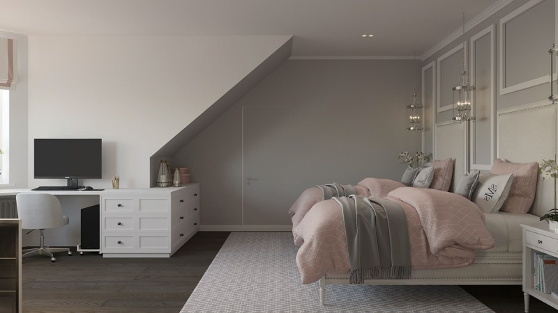 Элегантный интерьер загородного дома