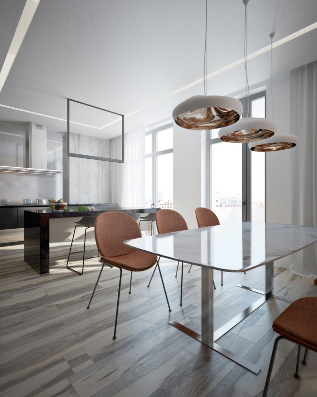 Интерьер стильной квартиры в Киеве