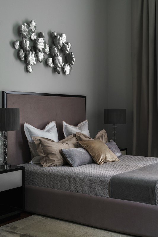 Интерьер в черно-белом цвете Интерьер в черно-белом цвете