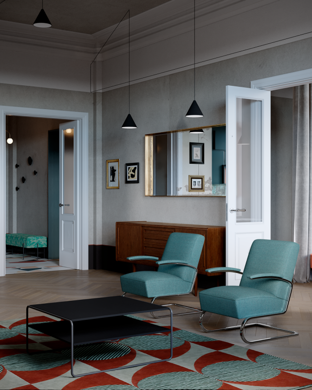 Интерьер варшавской квартиры