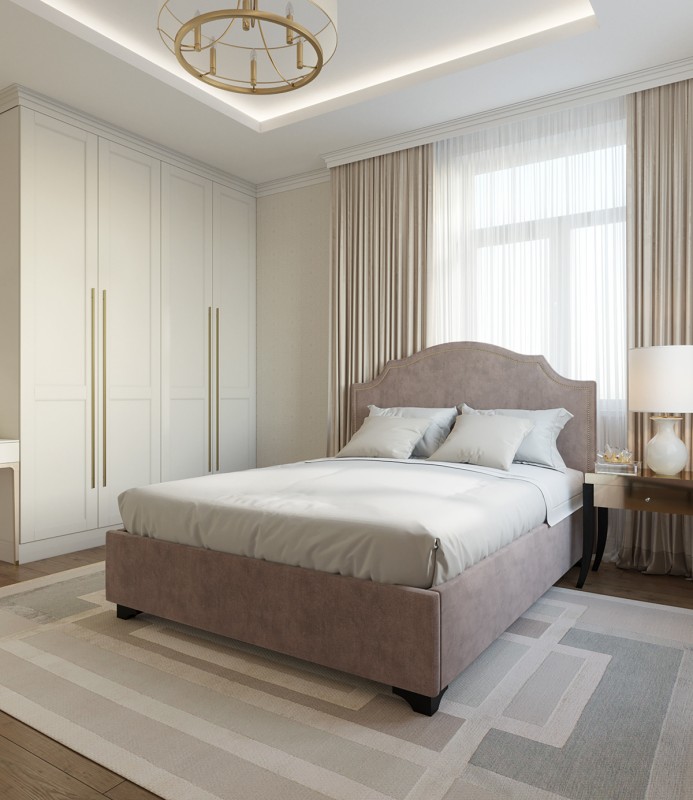 Интерьер загородного дома в пастельных тонах