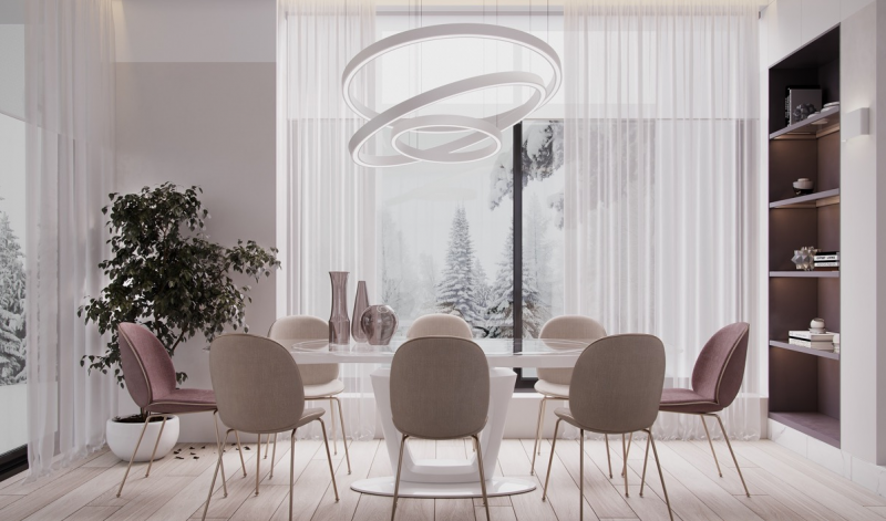 Уютный дом с нейтральной цветовой палитрой Уютный дом с нейтральной цветовой палитрой