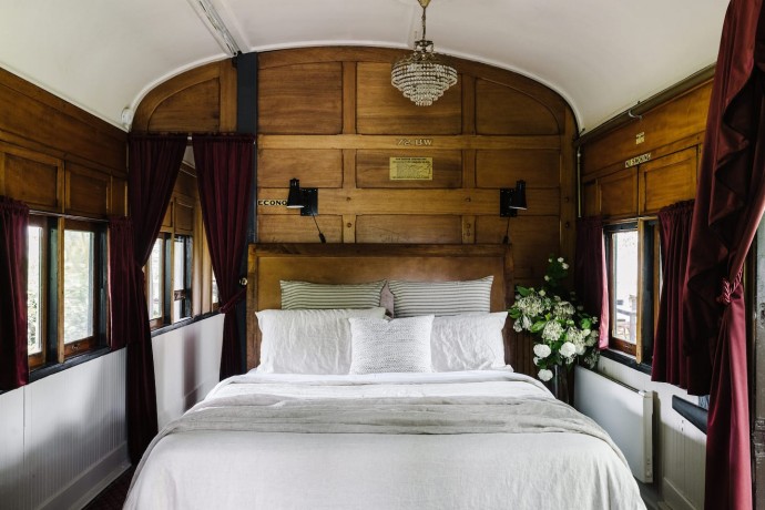 Вагон 1926 года в Форресте (Австралия), превращённый в мини-отель Steam: Train Carriage