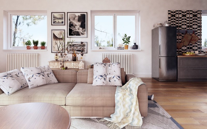 Интерьер дома в скандинавском стиле