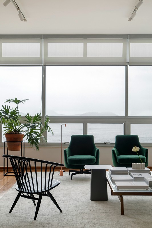 Интерьер особняка в Ипанеме, Рио-де-Жанейро