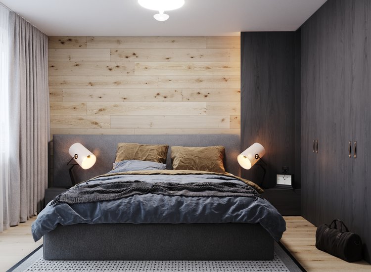 Яркие краски в интерьере просторной квартиры