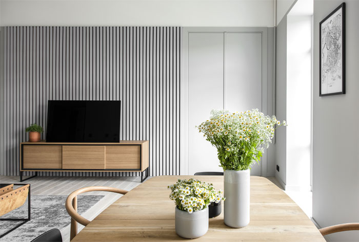 Небольшая квартира с открытой планировкой в Вильнюсе