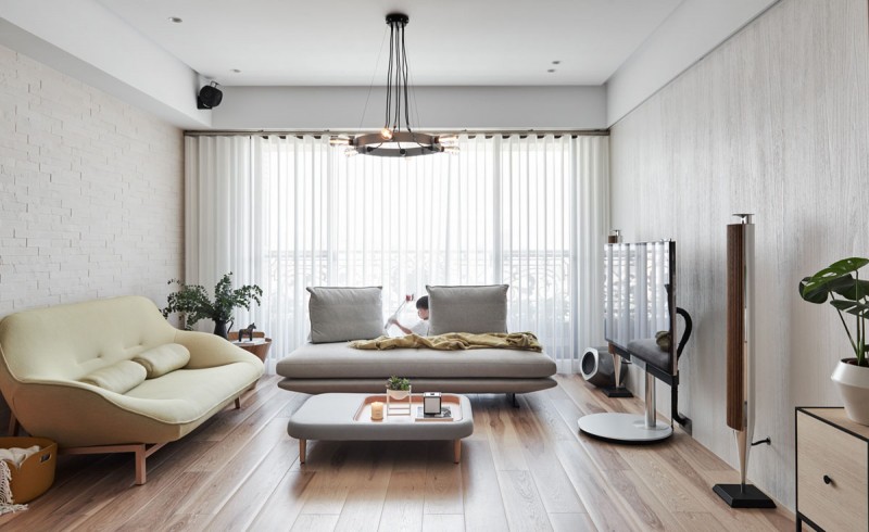 Оформление апартаментов в светлых тонах с добавлением пастельных оттенков