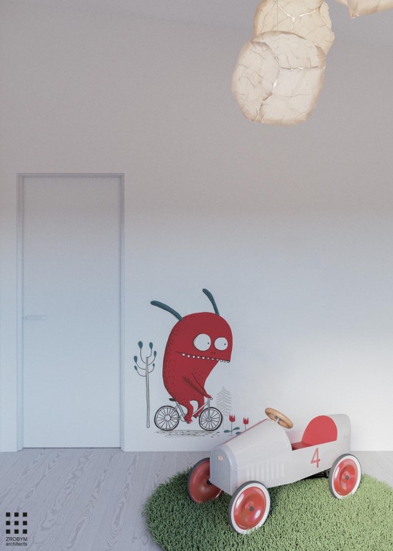 Проект дома, оформленного в спокойных тонах