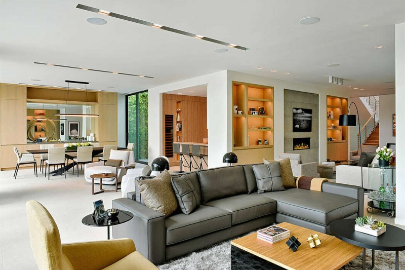 Двухэтажная резиденция на набережной в Майами-Бич