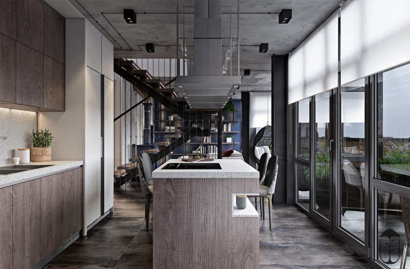 Двухуровневая квартира в Вильнюсе, Литва