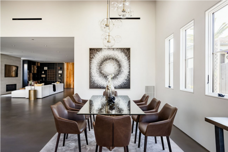 Интерьер мансардной квартиры в Лос-Анджелесе