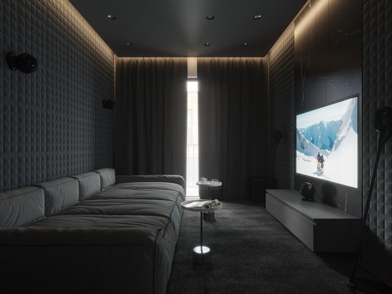 Интерьер загородного дома с террасой на крыше площадью 250 кв.м. Интерьер загородного дома с террасой на крыше площадью 250 кв.м.