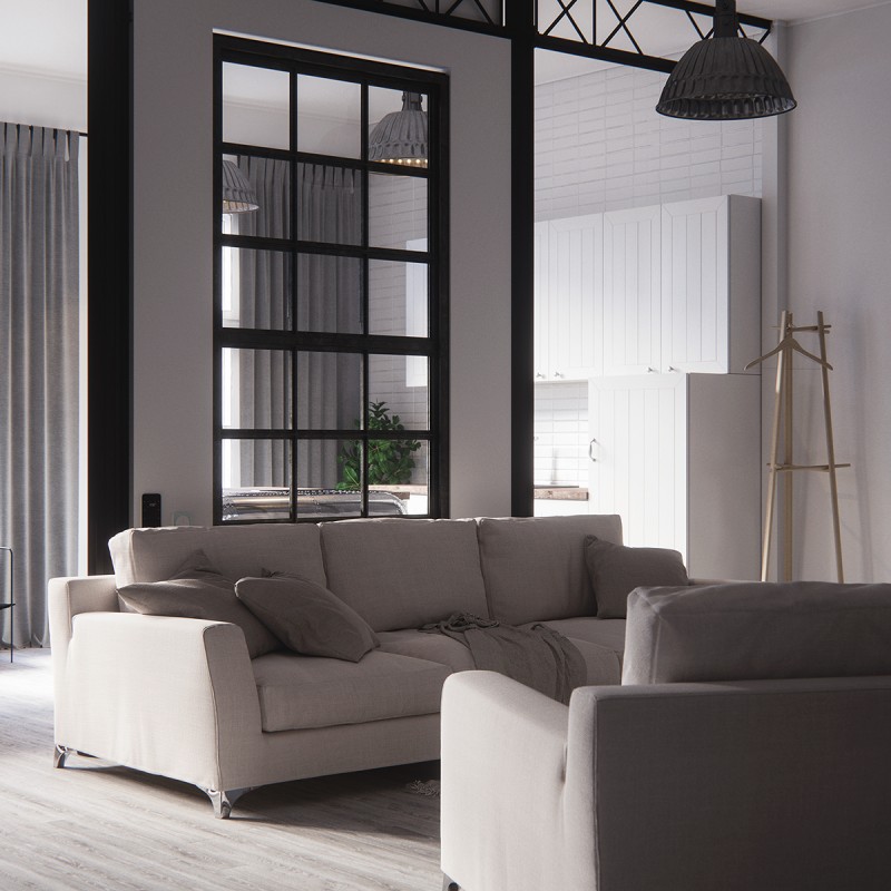 Кухня в индустриальном стиле