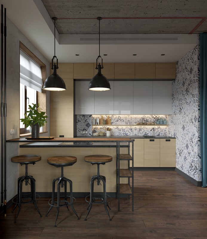 Квартира в стиле "лофт"