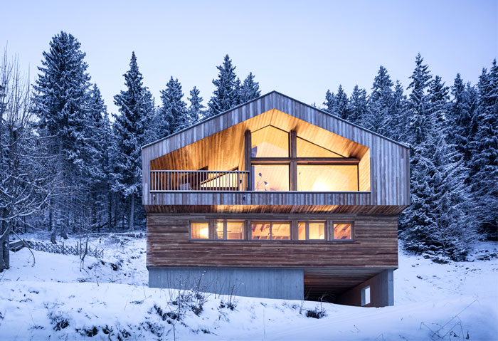 Стильное шале во Французских Альпах